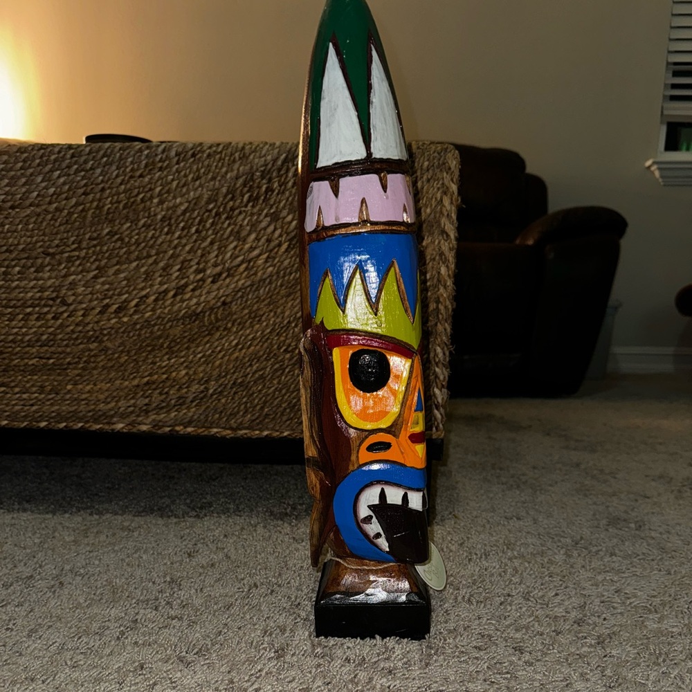 Chesapeake bay tiki decoration head